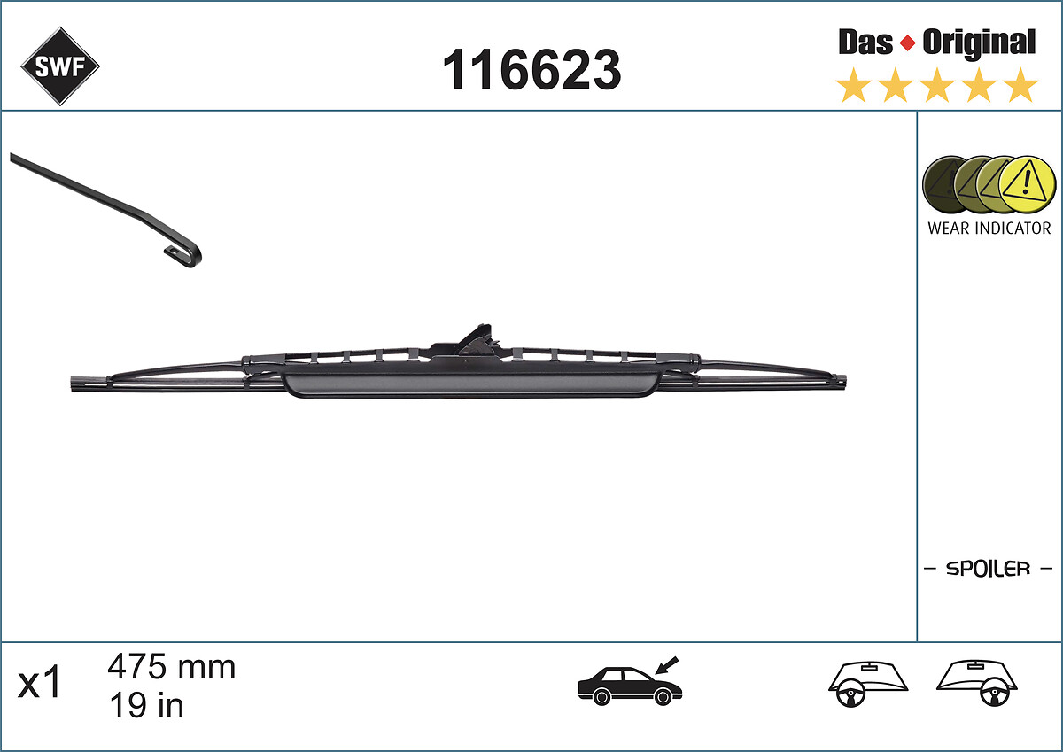 Lamela stergator SWF 116623